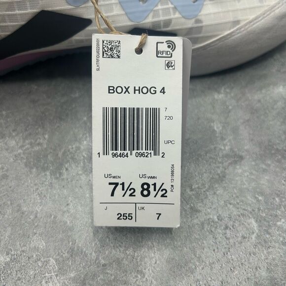 NWT Adidas BoxHog 4 'White' Boxing Training Shoes HP6878 Men's 7.5 women’s 8.5 - Picture 8 of 15